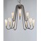 Maxim Haven 9-Light 27" Wide Oil Rubbed Bronze / Antique Brass Chandelier 11737OIAB - alternate 2